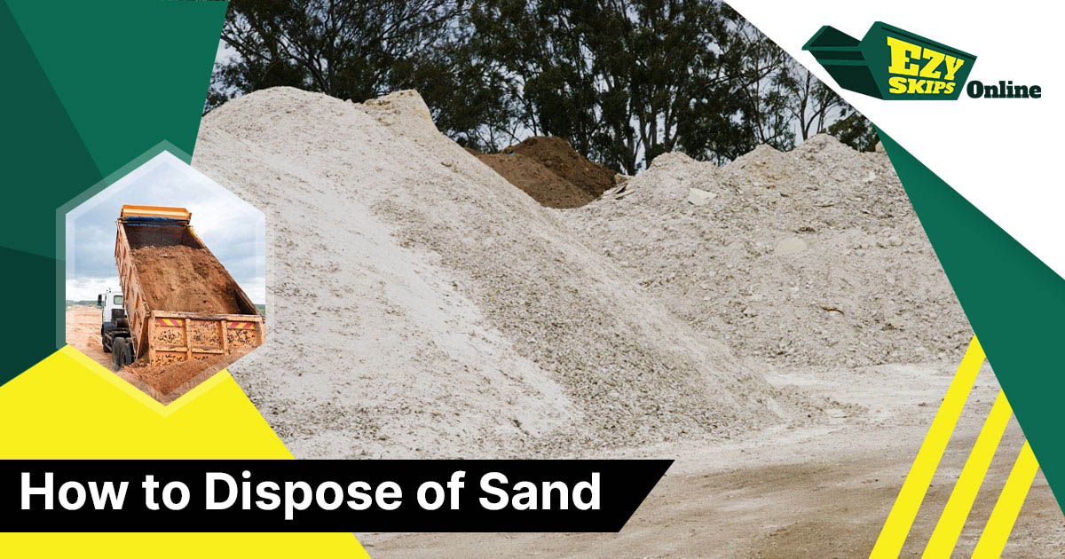 how to dispose of sand